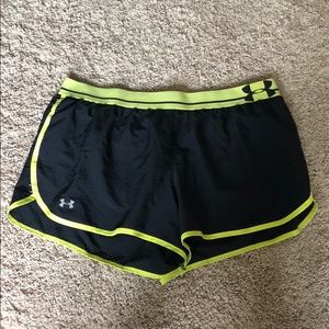 EUC Under Armour large black shorts